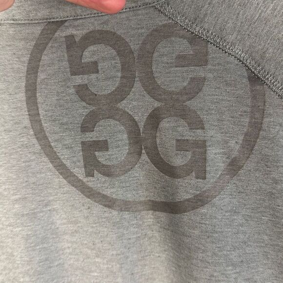 G/FORE Men's M Heather Grey Luxe Staple Midlayer G4MS21K79 Quarter Zip Gray - Picture 2 of 10